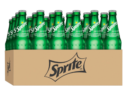 Sprite Mexico Glass Bottles, 355 mL, 24 Pack