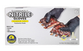 Nitrile Gloves, Black, Large, Powder-Free - 100 ct